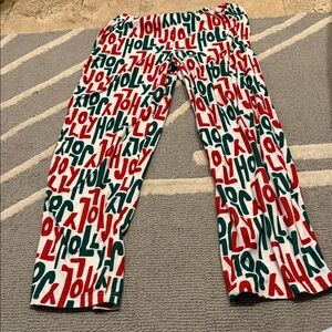 Carter's Holly Jolly Festive Red and Green Pajama Set